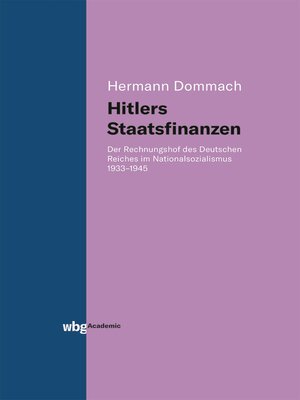 cover image of Hitlers Staatsfinanzen